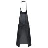 Tablier polycoton sans poche Black Denim Kariban – Noir – vue 2
