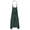 Tablier Polycoton Sans Poche Kariban – Vert Bouteille – vue 2