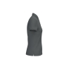 Polo écoresponsable maille piquée femme Gris – Native Spirit – vue 3