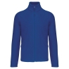 Veste micropolaire zippée manches raglan homme Bleu