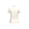 Polo écoresponsable maille piquée femme Ivoire Native Spirit – vue 2