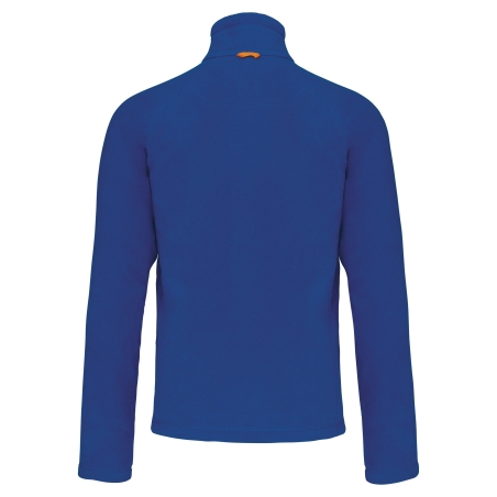 Veste micropolaire zippée manches raglan homme Bleu – vue 2