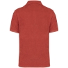 Polo éponge écoresponsable homme Native Spirit Rouge Paprika – vue 2