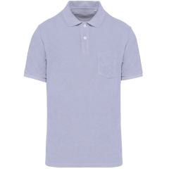 Polo écoresponsable éponge homme Violet (Parma) – Native Spirit