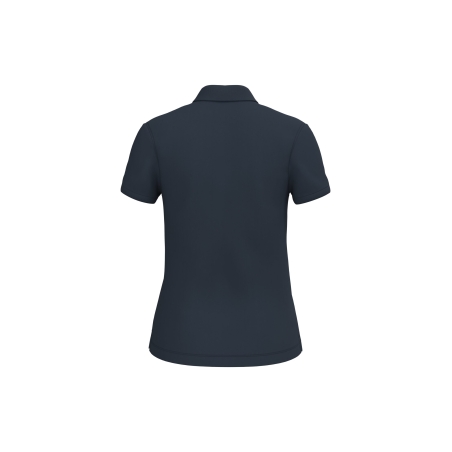 Polo écoresponsable maille piquée femme Bleu Marine – Native Spirit – vue 2