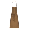 Tablier polycoton sans poche Kariban – Coloris Marron (Camel)