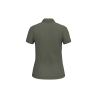 Polo écoresponsable maille piquée femme Vert Organic Khaki – Native Spirit – vue 2