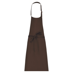 Tablier polycoton sans poche Marron (Chocolate) – Kariban