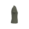 Polo écoresponsable maille piquée femme Vert Organic Khaki – Native Spirit – vue 3