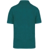 Polo éponge écoresponsable homme Vert Peacock Green – Native Spirit – vue 2