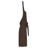 Tablier polycoton sans poche Marron (Chocolate) – Kariban – vue 3