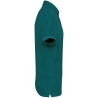 Polo éponge écoresponsable homme Vert Peacock Green – Native Spirit – vue 3
