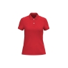 Polo écoresponsable maille piquée femme Rouge Native Spirit