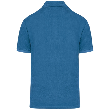 Polo écoresponsable éponge homme Bleu Riviera Native Spirit – vue 2