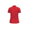 Polo écoresponsable maille piquée femme Rouge Native Spirit – vue 2