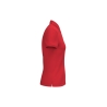Polo écoresponsable maille piquée femme Rouge Native Spirit – vue 3