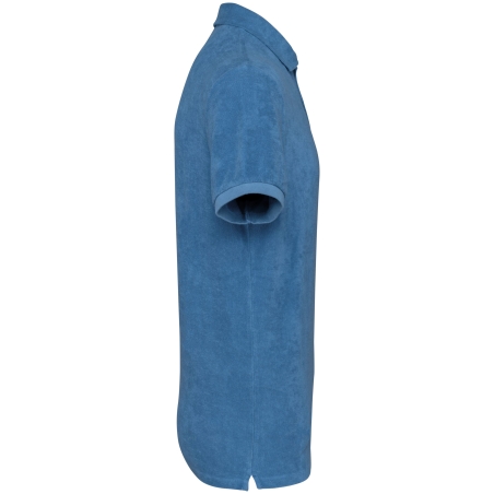 Polo écoresponsable éponge homme Bleu Riviera Native Spirit – vue 3