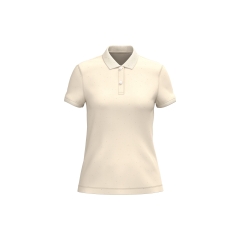 Polo écoresponsable maille piquée femme Naturel brut – Native Spirit