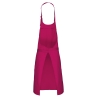Tablier polycoton sans poche Kariban – Fuchsia – vue 2