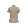Polo écoresponsable maille piquée femme Sable mouillé – Native Spirit – vue 2