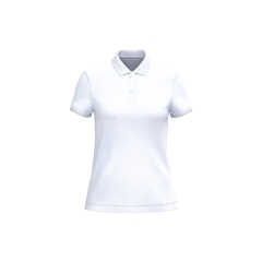 Polo écoresponsable maille piquée femme Blanc – Native Spirit