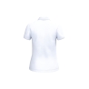 Polo écoresponsable maille piquée femme Blanc – Native Spirit – vue 2