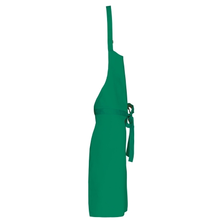 Tablier polycoton sans poche Kariban – Vert Kelly Green – vue 3