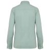 Chemise écoresponsable délavée femme Vert Washed Jade Green – Native Spirit – vue 2