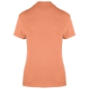 Polo éponge écoresponsable femme Orange Apricot – Native Spirit – vue 2