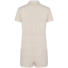 Combinaison short écoresponsable éponge femme Blanc – Native Spirit – vue 2