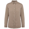 Chemise écoresponsable délavée femme Beige – Native Spirit
