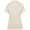 Polo éponge écoresponsable femme Blanc Ivory – Native Spirit – vue 2