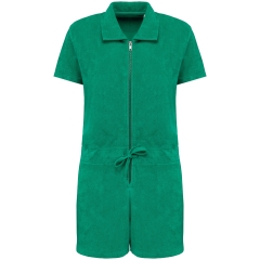 Combinaison Short Écoresponsable Éponge Femme Vert Malachite – Native Spirit