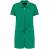 Combinaison Short Écoresponsable Éponge Femme Vert Malachite – Native Spirit