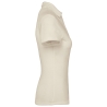 Polo éponge écoresponsable femme Blanc Ivory – Native Spirit – vue 3
