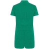 Combinaison Short Écoresponsable Éponge Femme Vert Malachite – Native Spirit – vue 2