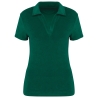 Polo éponge écoresponsable femme Malachite Green – Native Spirit