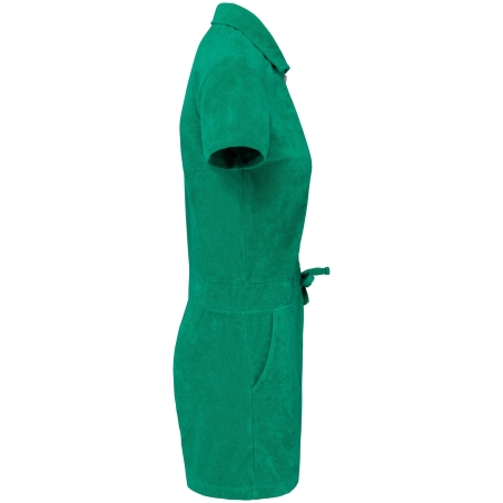 Combinaison Short Écoresponsable Éponge Femme Vert Malachite – Native Spirit – vue 3