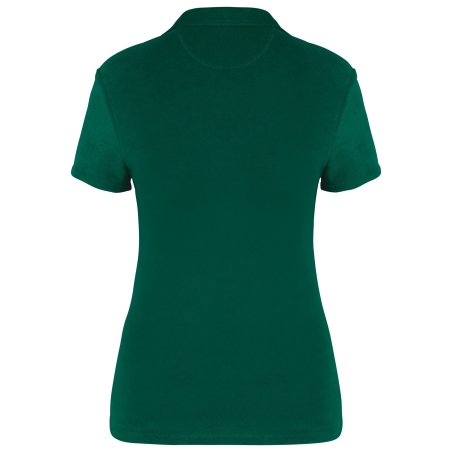 Polo éponge écoresponsable femme Malachite Green – Native Spirit – vue 2