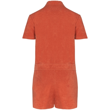 Combinaison Short Éponge Écoresponsable Femme Orange Native Spirit – vue 2