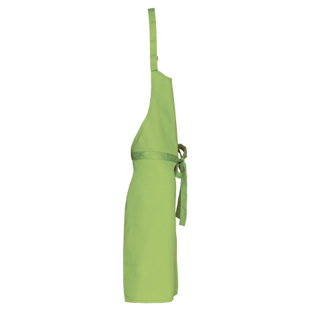 Tablier polycoton sans poche Kariban – Vert lime – vue 3