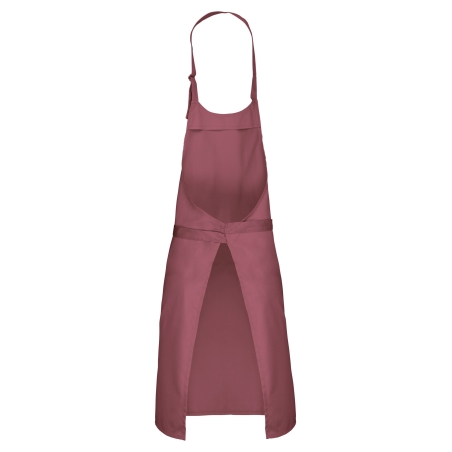 Tablier polycoton sans poche Kariban – Bordeaux (Marsala) – vue 2
