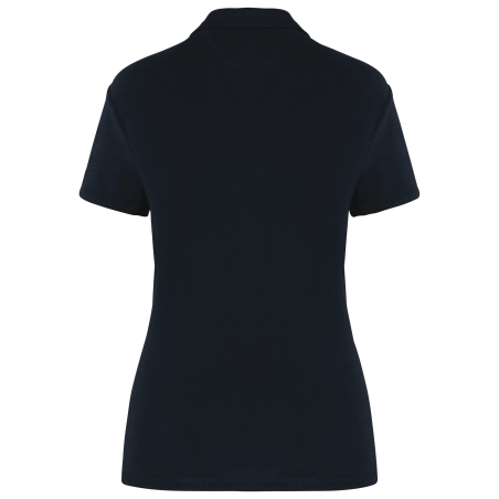 Polo éponge écoresponsable femme Bleu Marine – Native Spirit – vue 2