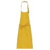 Tablier polycoton sans poche Kariban – Coloris Jaune Moutarde