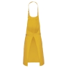 Tablier polycoton sans poche Kariban – Coloris Jaune Moutarde – vue 2