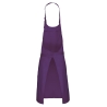 Tablier polycoton sans poche Kariban – Violet (Purple) – vue 2