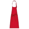 Tablier polycoton sans poche Rouge – Kariban (190 g/m²)