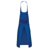 Tablier polycoton sans poche Bleu Royal – Kariban – vue 2