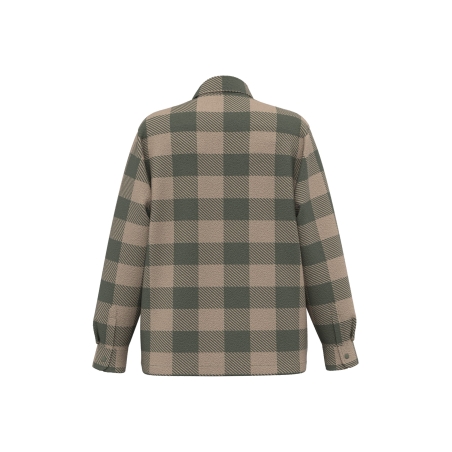 Surchemise rembourrée écoresponsable à carreaux Native Spirit – Vert – vue 2