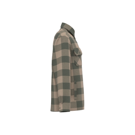 Surchemise rembourrée écoresponsable à carreaux Native Spirit – Vert – vue 3